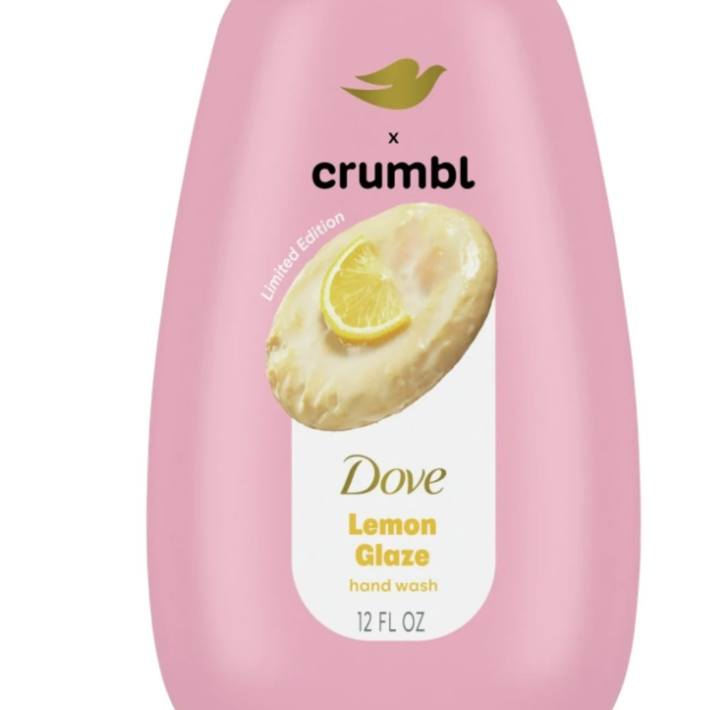 Dove x Crumbl Lemon Glaze Hand Wash 12oz New